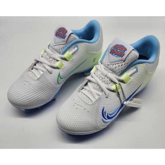 Nike Women's Hyperdiamond 4 Pro Metal Fastpitch Softball Cleats FQ7729-100 - Picture 3 of 12